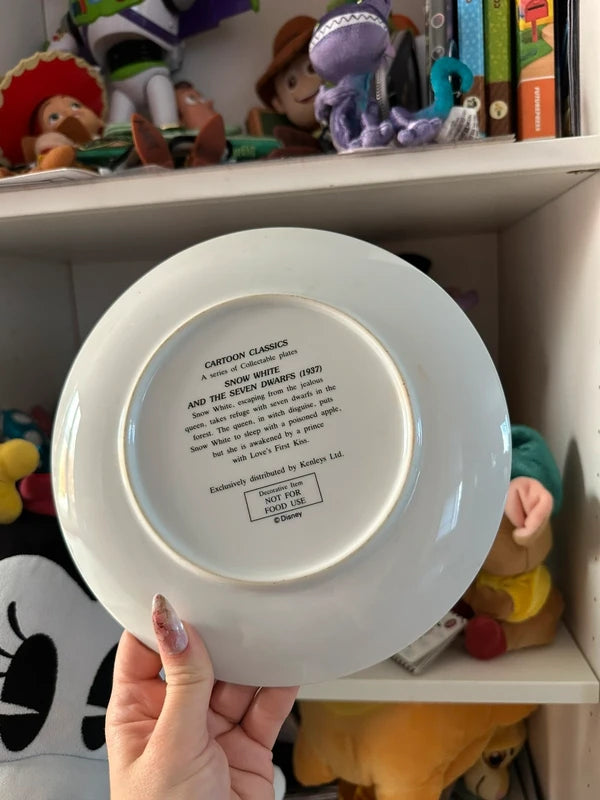 Assiette de collection Blanche Neige