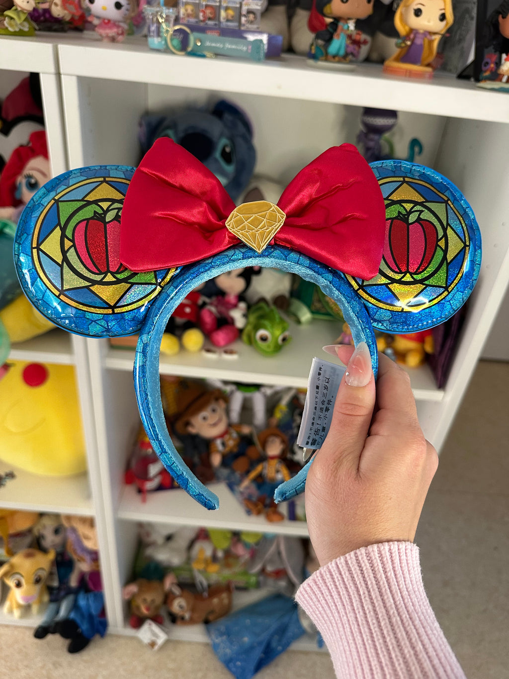 Ears blanche neige style vitrail